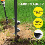 Traderight Garden Auger Post Hole Digger Spiral Drill Bit Earth Power 80 x60CM