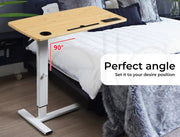 Levede Standing Desk Height Adjustable Office Computer Laptop Side Table USB