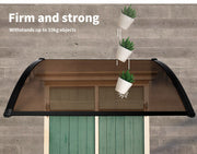 Instahut 1x1.5m Window Door Awning - White