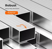 Traderight Multi Purpose Ladder Aluminium Folding Platform Extension Step 3.6M