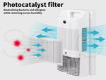 Spector Dehumidifier Air Purifier 2200ml Portable Dual-core Efficient Dryer