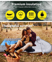 Mountview Sleeping Bag Outdoor Camping Single Bags Hiking Thermal -20℃ Winter