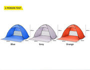 Mountview Pop Up Beach Tent Camping Portable Hiking Tents 4 Persons Shelter