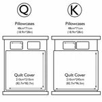 Dreamz Microfibre Quilt Cover Set Duvet Doona Pillow Case Reversible Use AllSize