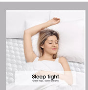 Dreamz Cooling Mattress Protector Fitted Sheet Cover Waterproof Queen King.