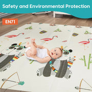 Bopeep Kids Play Mat Baby Crawling Pad Floor Foldable XPE Foam Non-slip Carpet