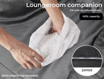 Marlow Bean Bag Chair Cover Soft Velevt Home Game Seat Lazy Sofa Cover Large