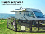 Pawz Pet Playpen Folding Dog Plastic Puppy Exercise Enclosure Fence Indoor Large