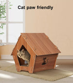 Pawz Cat Scratcher Scratching Board Corrugated Cardboard Scratch Bed Condo House