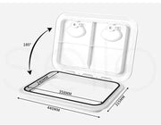 Manan Access Hatch Service Door Lockable Lid Caravan Storage rv Boat 440x315mm