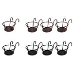 1xLevede  Flower Holder Plant Stand Hanging Pot Basket Plant Garden Wall Storage