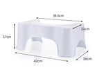 2pc Squatty Potty Sit & Squat Bathroom Toilet Step Stool Aid for Constipation