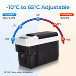 Spector Portable Car Fridge 12V Mini Refrigerator Freezer Camping Travel Cooler