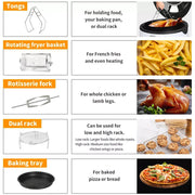 Spector 12L Air Fryer 7 In 1 Electric Digital Oven Rotisserie Self Cleaning