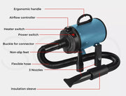 Pawz Pet Hair Dryer Dog Cat Grooming Blow Speed Hairdryer Blower Heater  2800W