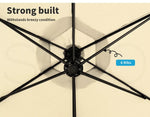 Mountview 3M Outdoor Umbrella Cantilever Umbrellas Base Stand Garden Patio Beach