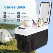 Spector Portable Car Fridge 12V Mini Refrigerator Freezer Camping Travel Cooler