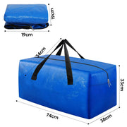 Moving Storage Bag Heavy Duty Large Waterproof Backpack Strap House 6 PC