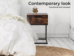 Levede Bedside Tables Side End Table Wood Nightstand Storage Drawers Cabinet