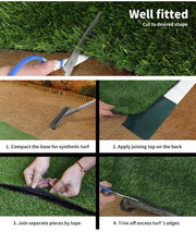 Marlow 40MM Fake Artificial Grass Synthetic Turf Plastic Plant 20SQM Lawn 1x20m