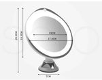 10x Magnifying Makeup LED Mirror 360° Rotation Wall Cosmetic Bathroom Mirrors