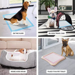 Pawz 60x60cm Pet Dog Training Pads Indoor Puppy Potty Pee Mat Absorbent 200/400x