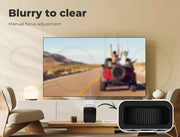 Mini Projector 4K Bluetooth WiFi 1080P Home Theater 5G USB HI-FI 8000 LU