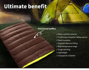 Mountview Sleeping Bag Double Bags Outdoor Camping Hiking Thermal -10 Tent Sack