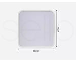 Emitto Ultra-Thin 5CM LED Ceiling Down Light Surface Mount Living Room White 18W