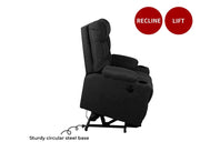 Levede Recliner Chair Electric Lift Chair Armchair Lounge Fabric Sofa USB Charge