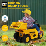 Caterpillar Liscenced Ride On  Dump Truck Pretend Play Toy