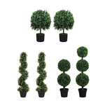 Lambu Artificial Plants in Pot Green Faux Plant Outdoor Bonsai 90CM-1PCS