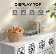 Levede 6 Chest of Drawers Storage Cabinet Tower Retro Dresser Vintage White