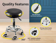 Levede Salon Stool Swivel Bar Stools Chairs Barber Hydraulic Lift Hairdressing