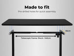 Levede Motorised Standing Desk Frame Only Single Motor Height Adjustable
