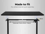 Levede Motorised Standing Desk Frame Only Single Motor Height Adjustable