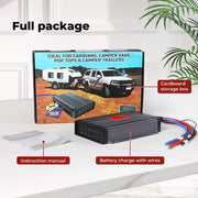 Safetex 12V DC to DC Battery Charger Solar Lithium 20A AGM Caravan RV Trailer