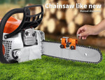 Traderight Portable Chainsaw Sharpener Jigs With 5 Grinding Head Tool Chain Saw