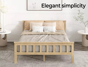 Levede Wooden Bed Frame Queen Double Single Rustic Mattress Base Solid Pine