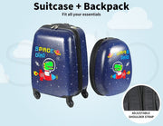 Bopeep Kids Luggage Set 16''13'' 2PCS Travel Suitcase Child Bag Backpack Space)