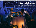 Emitto LED String Fairy Lights Net Mesh Curtain Weding Party Xmas Decor Outdoor