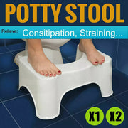 2pc Squatty Potty Sit & Squat Bathroom Toilet Step Stool Aid for Constipation