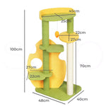 Pawz Cat Tree Kitten Furniture Condo Scratching Post Scratcher Multi-Level