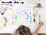 Bopeep Kids Table and Chair Set Storage Box Toys Play Activity Desk Wooden Study
