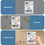 Thermal Direct Shipping Label 100x150mm 400/4800 Lables Fan-Fold Box Stickers