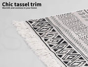 Marlow Floor Rug Boho Area Rugs Tassel Washable Living Room Bedroom Carpet