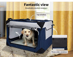 Pawz Pet Soft Crate Dog Cat Carrier Travel Cage Folding Kennel Metal Frame Large