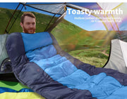 Mountview Single Sleeping Bag Outdoor Camping Hiking Bags -20℃ Thermal Winter.