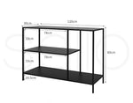 Levede 3-Tier Console Table Office Furniture Desk Hallway Side Entry Hall Shelf