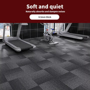 Marlow 20x Carpet Tiles Heavy Commercial Retail Office Gym Flooring 50X50cm